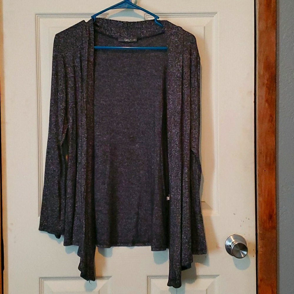 Long Sleeve Gray Cardigan